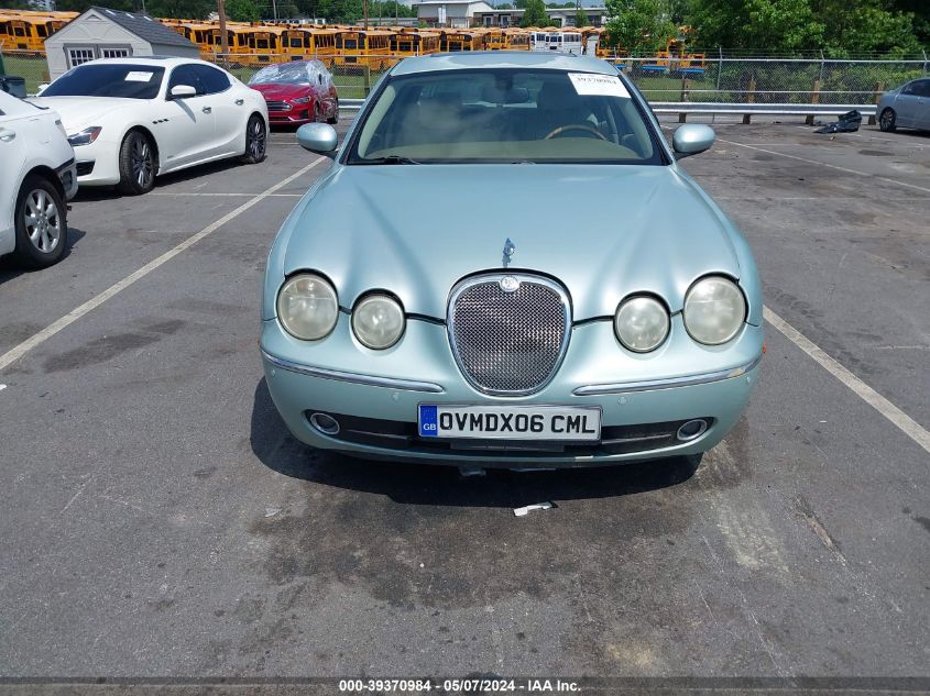 2006 Jaguar S-Type 3.0L V6 VIN: SAJWA01A06FN54466 Lot: 39370984