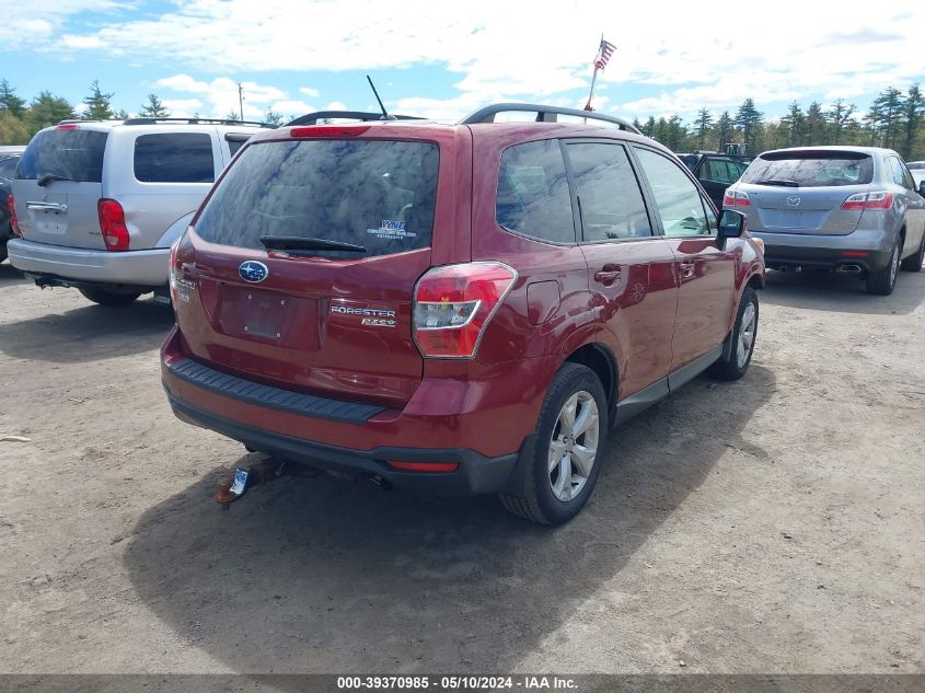 2015 Subaru Forester 2.5I Premium VIN: JF2SJADC6FH821440 Lot: 39370985