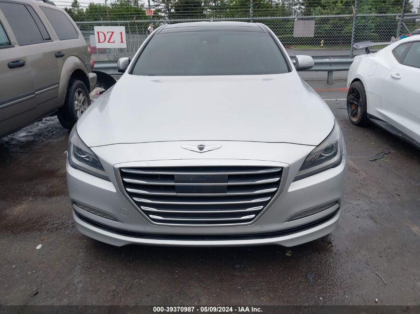 2015 Hyundai Genesis 5.0 VIN: KMHGN4JF9FU015426 Lot: 39370987