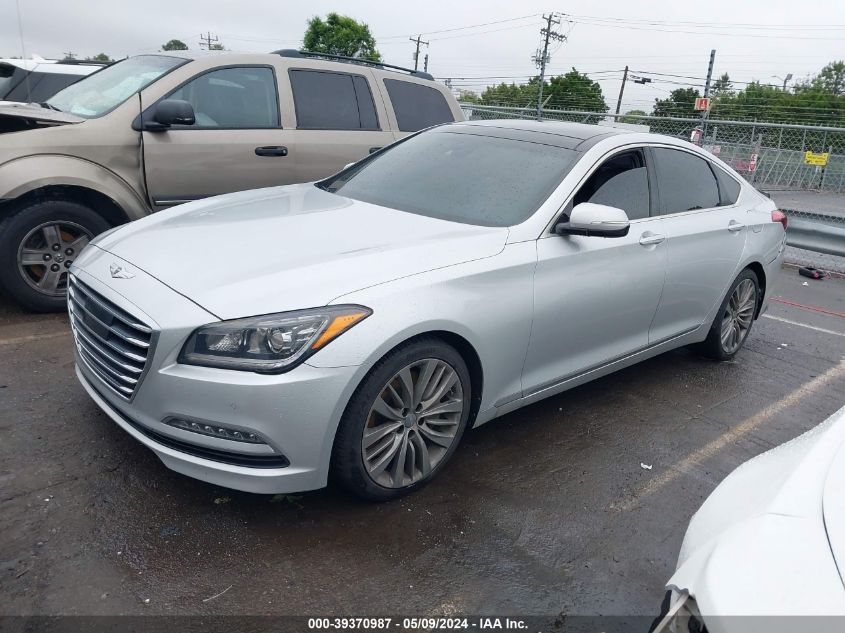 2015 Hyundai Genesis 5.0 VIN: KMHGN4JF9FU015426 Lot: 39370987