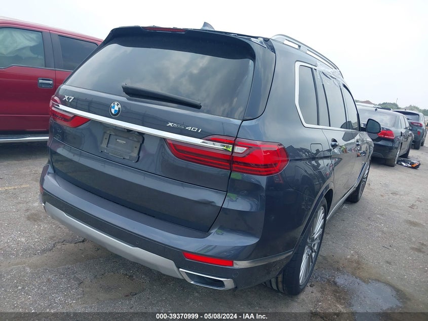 2019 BMW X7 xDrive40I VIN: 5UXCW2C52KLB43694 Lot: 39370999