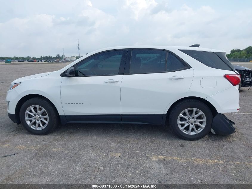 2019 Chevrolet Equinox Ls VIN: 3GNAXHEV9KS633814 Lot: 39371008