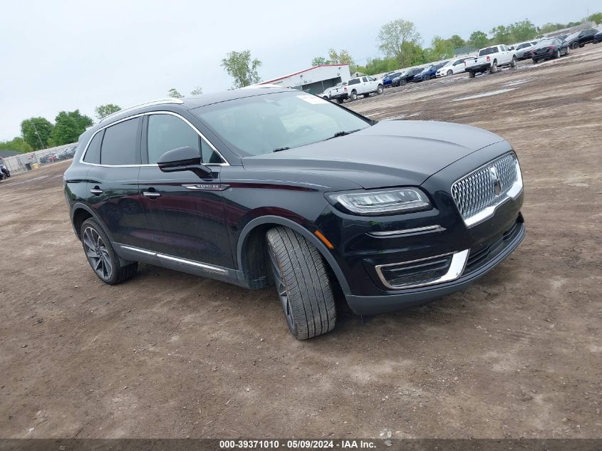 2019 Lincoln Nautilus Reserve VIN: 2LMPJ8L95KBL42646 Lot: 39371010