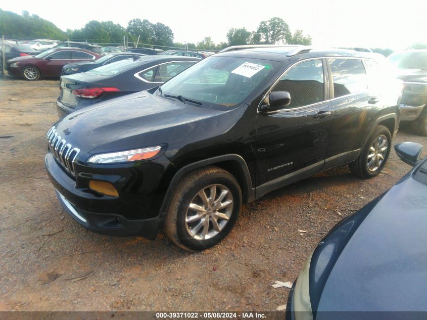 2015 Jeep Cherokee Limited VIN: 1C4PJMDB0FW595467 Lot: 39371022