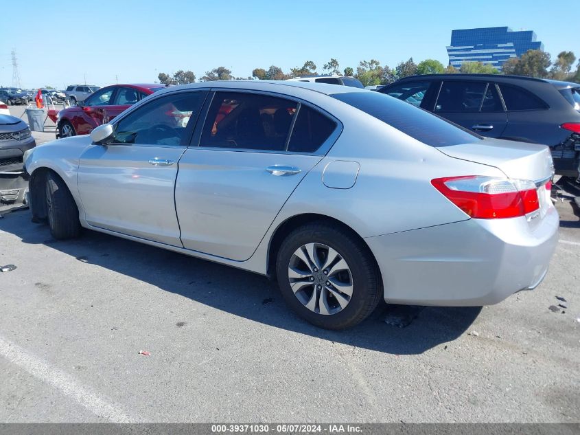 2013 Honda Accord Lx VIN: 1HGCR2F31DA175780 Lot: 39371030