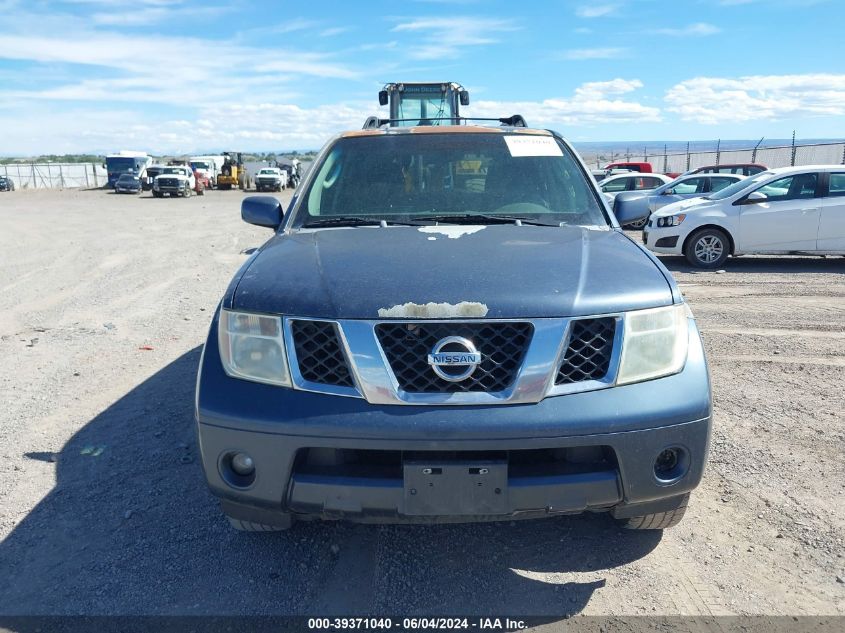 2005 Nissan Pathfinder Se VIN: 5N1AR18W35C732715 Lot: 39371040