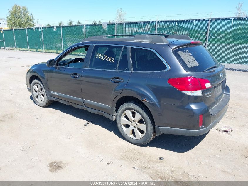 2010 Subaru Outback 2.5I Premium VIN: 4S4BRBGC2A3343107 Lot: 39371063