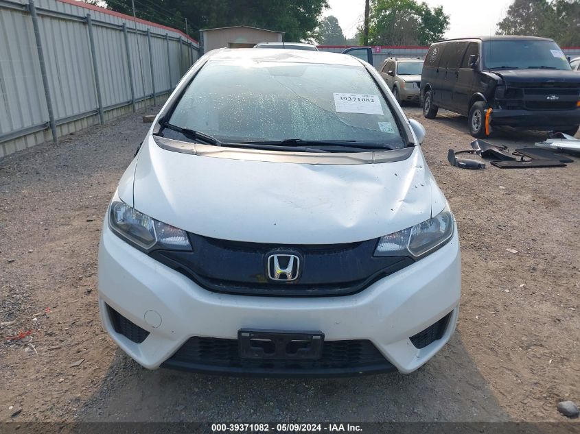 2016 Honda Fit Lx VIN: JHMGK5H58GX025752 Lot: 39371082