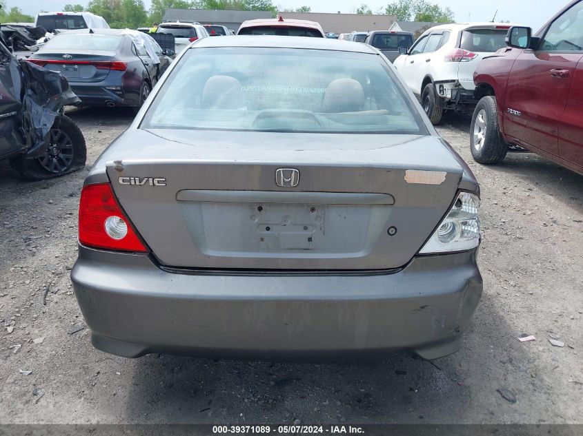 2004 Honda Civic Ex VIN: 1HGEM22964L067693 Lot: 39371089