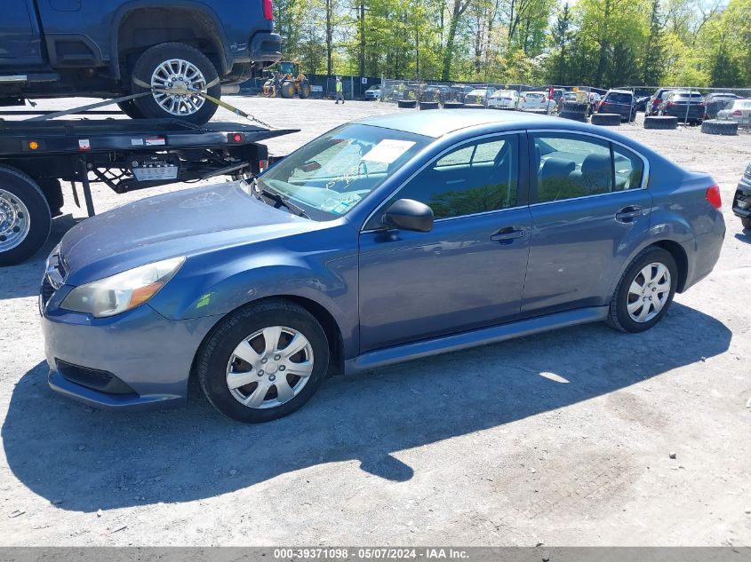 2013 Subaru Legacy 2.5I VIN: 4S3BMBA65D3013097 Lot: 39371098