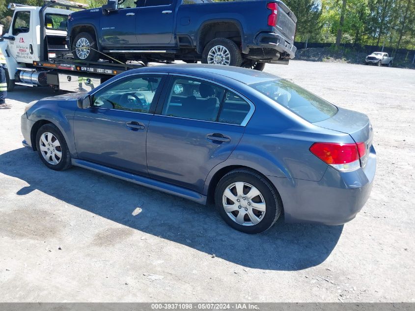 2013 Subaru Legacy 2.5I VIN: 4S3BMBA65D3013097 Lot: 39371098