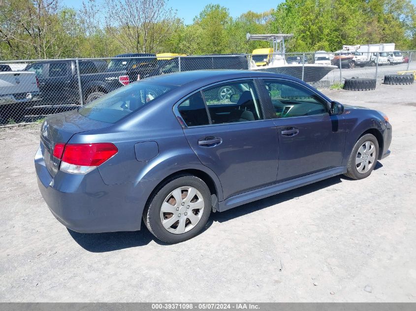 2013 Subaru Legacy 2.5I VIN: 4S3BMBA65D3013097 Lot: 39371098