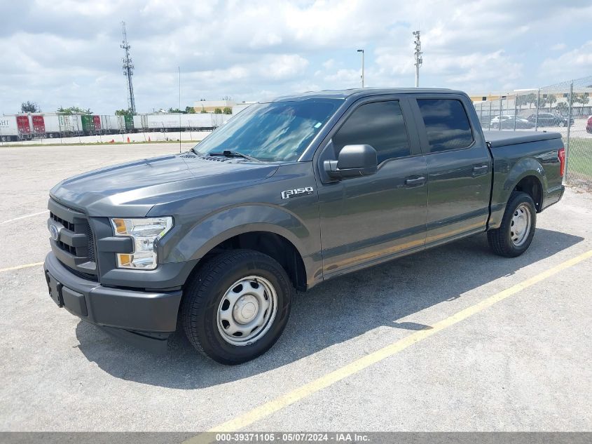 2017 Ford F-150 Xl VIN: 1FTEW1C87HFB90691 Lot: 39371105