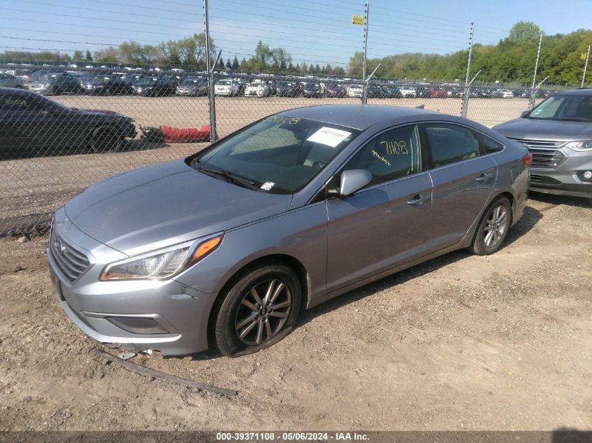 2016 Hyundai Sonata Se VIN: 5NPE24AF9GH376252 Lot: 39371108