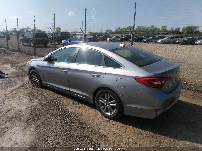 2016 Hyundai Sonata Se VIN: 5NPE24AF9GH376252 Lot: 39371108