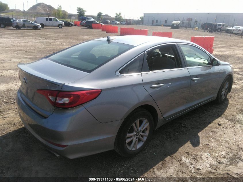 2016 Hyundai Sonata Se VIN: 5NPE24AF9GH376252 Lot: 39371108