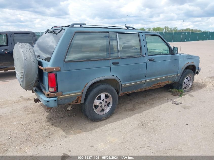 1994 GMC S15 Jimmy VIN: 1GKDT13W8R2516451 Lot: 39371109