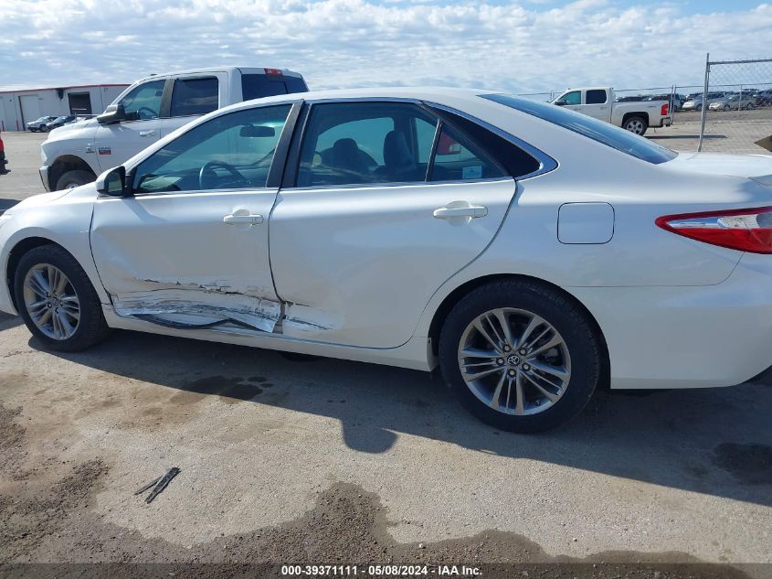 2016 Toyota Camry Se VIN: 4T1BF1FK8GU216747 Lot: 39371111