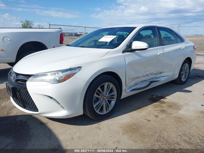 2016 Toyota Camry Se VIN: 4T1BF1FK8GU216747 Lot: 39371111