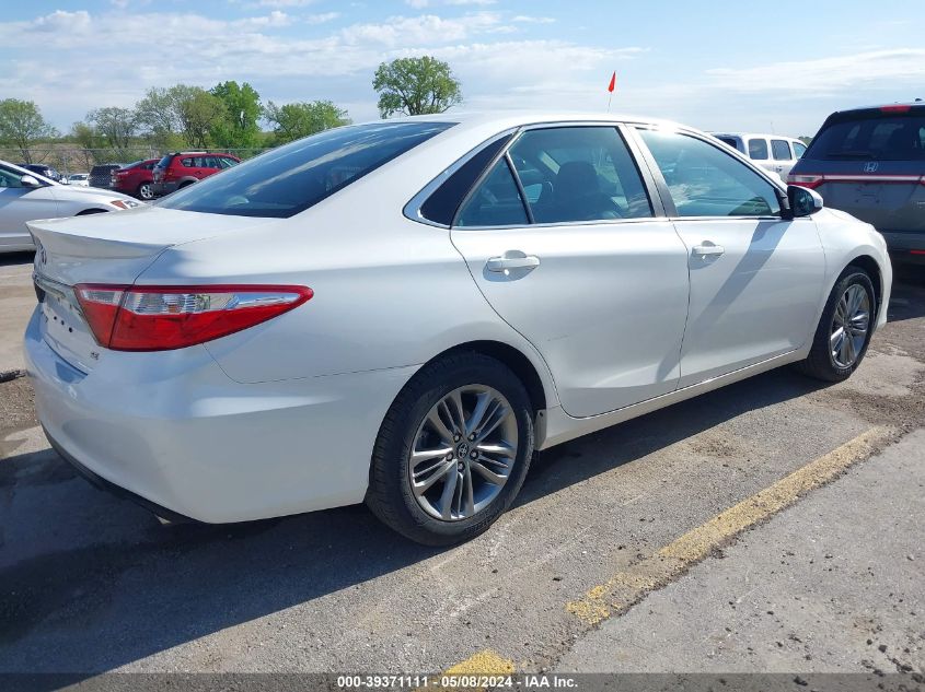 2016 Toyota Camry Se VIN: 4T1BF1FK8GU216747 Lot: 39371111