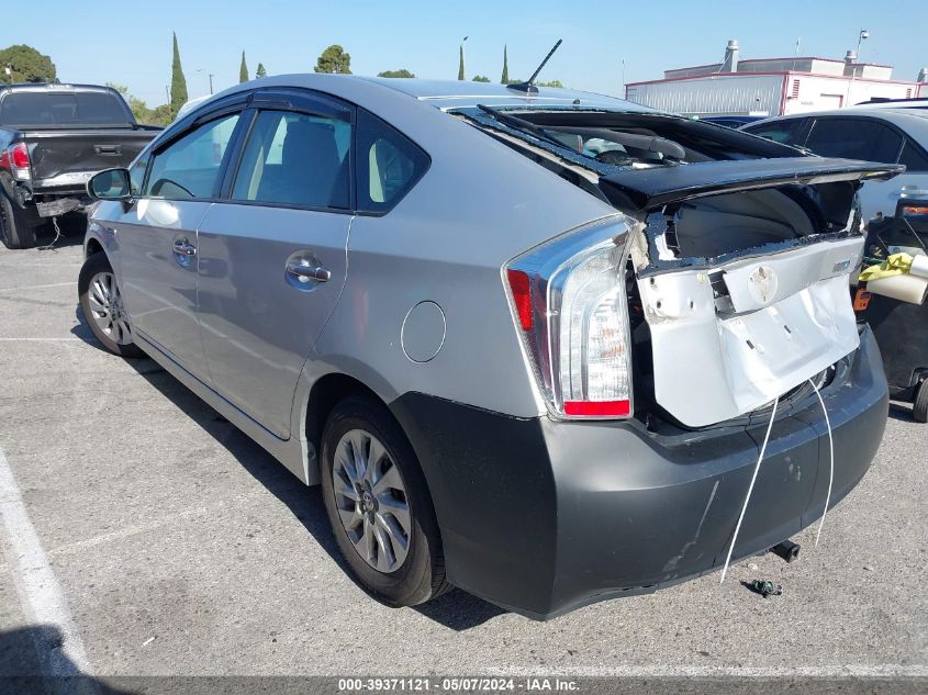 2012 Toyota Prius Plug-In VIN: JTDKN3DP0C3010453 Lot: 39371121