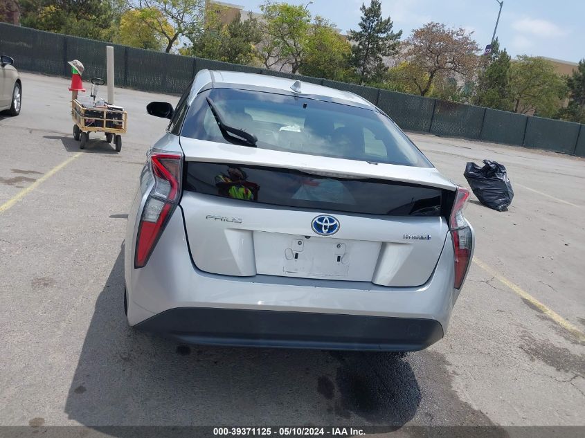 2017 Toyota Prius Two VIN: JTDKBRFU8H3035218 Lot: 39371125