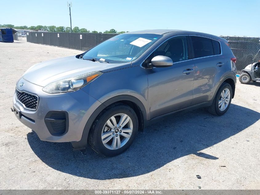 2017 Kia Sportage Lx VIN: KNDPM3AC3H7267844 Lot: 39371127