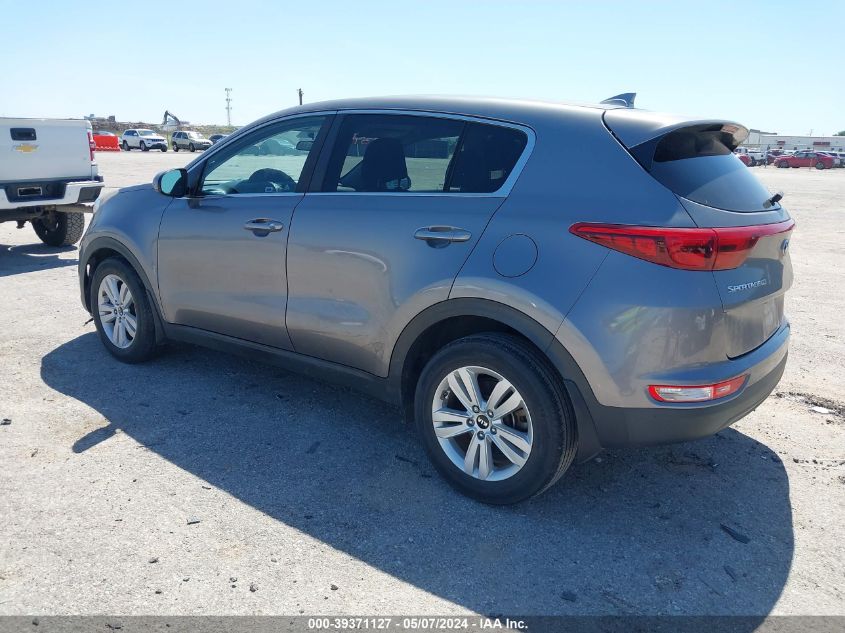 2017 Kia Sportage Lx VIN: KNDPM3AC3H7267844 Lot: 39371127