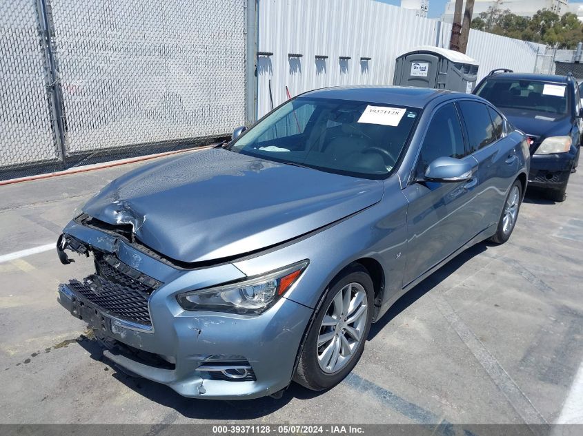 2015 Infiniti Q50 Premium VIN: JN1BV7APXFM357804 Lot: 39371128