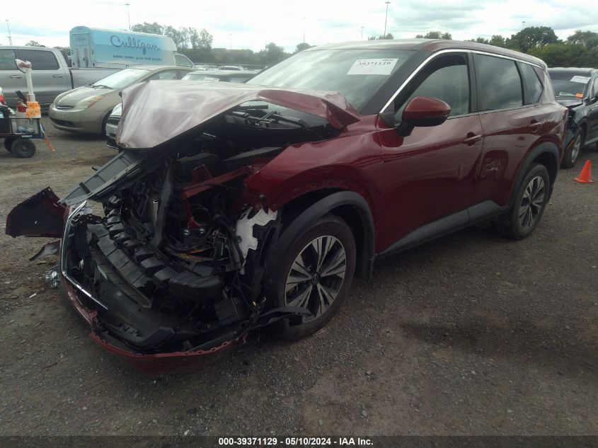 2023 Nissan Rogue Sv Fwd VIN: 5N1BT3BA0PC671972 Lot: 39371129