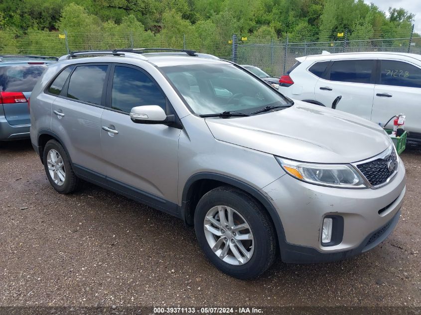 2015 Kia Sorento Lx VIN: 5XYKT4A60FG559030 Lot: 39371133