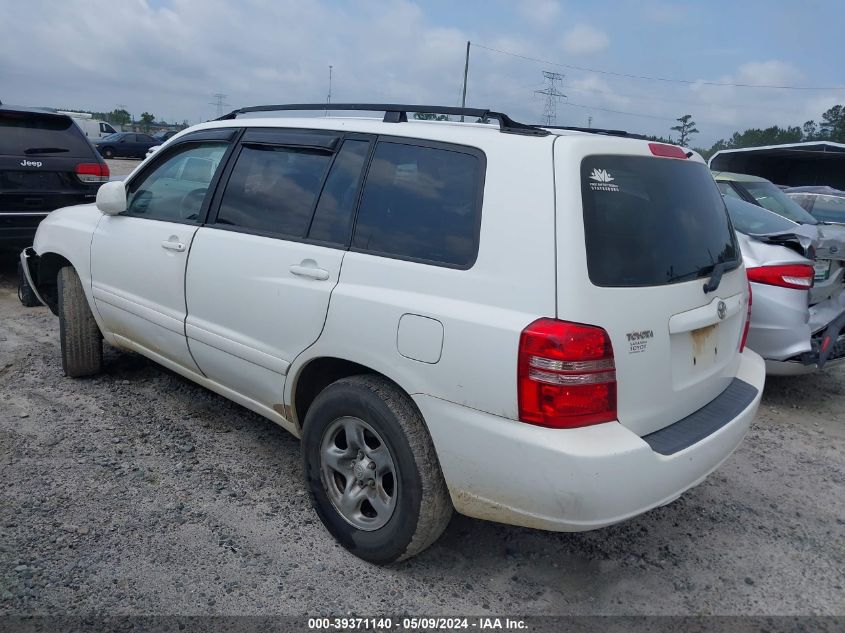 2002 Toyota Highlander VIN: JTEGD21A720042475 Lot: 39371140