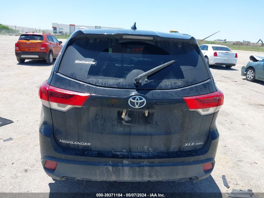 2019 TOYOTA HIGHLANDER XLE - 5TDJZRFH7KS947094