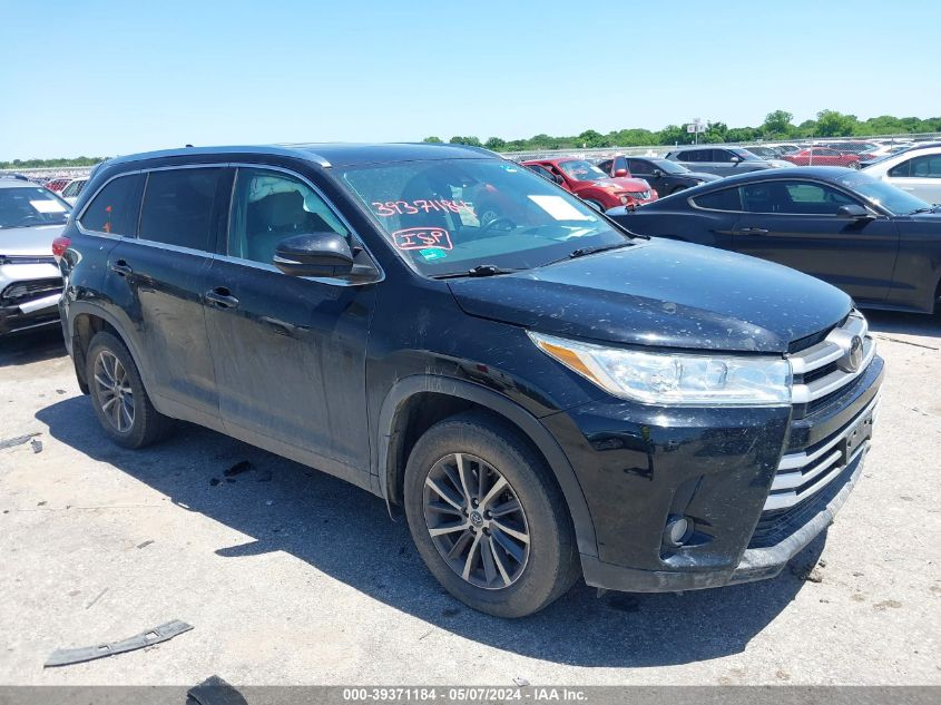 2019 TOYOTA HIGHLANDER XLE - 5TDJZRFH7KS947094