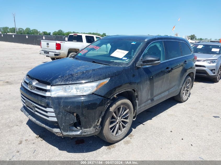 2019 Toyota Highlander Xle VIN: 5TDJZRFH7KS947094 Lot: 39371184