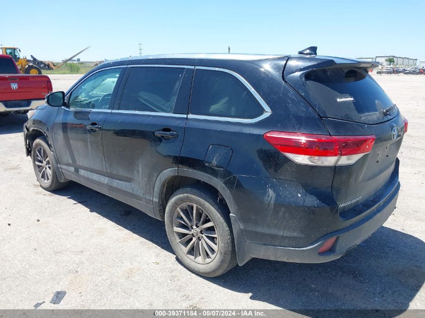 2019 TOYOTA HIGHLANDER XLE - 5TDJZRFH7KS947094