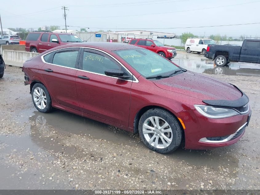 2015 Chrysler 200 Limited VIN: 1C3CCCAB0FN575527 Lot: 39371199