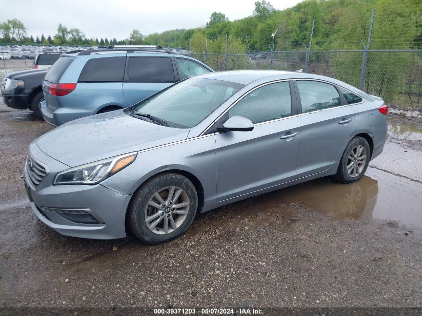 2015 Hyundai Sonata Se VIN: 5NPE24AF3FH081663 Lot: 39371203