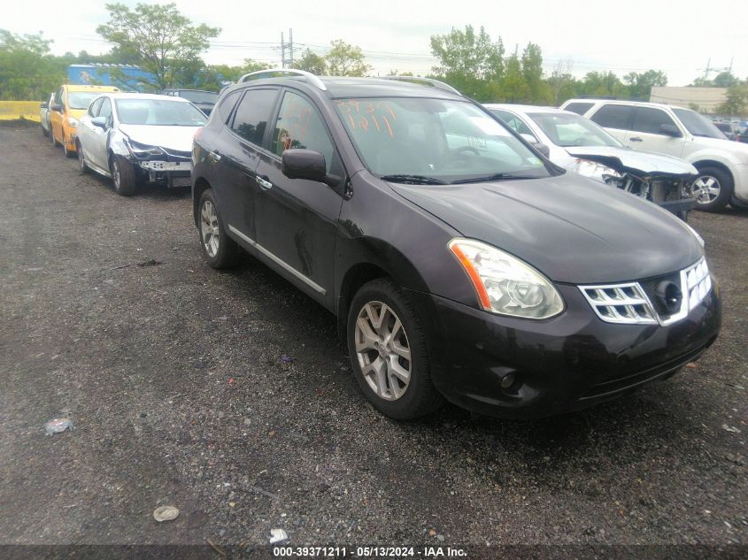 2013 Nissan Rogue Sv W/Sl Pkg VIN: JN8AS5MV6DW616990 Lot: 39371211