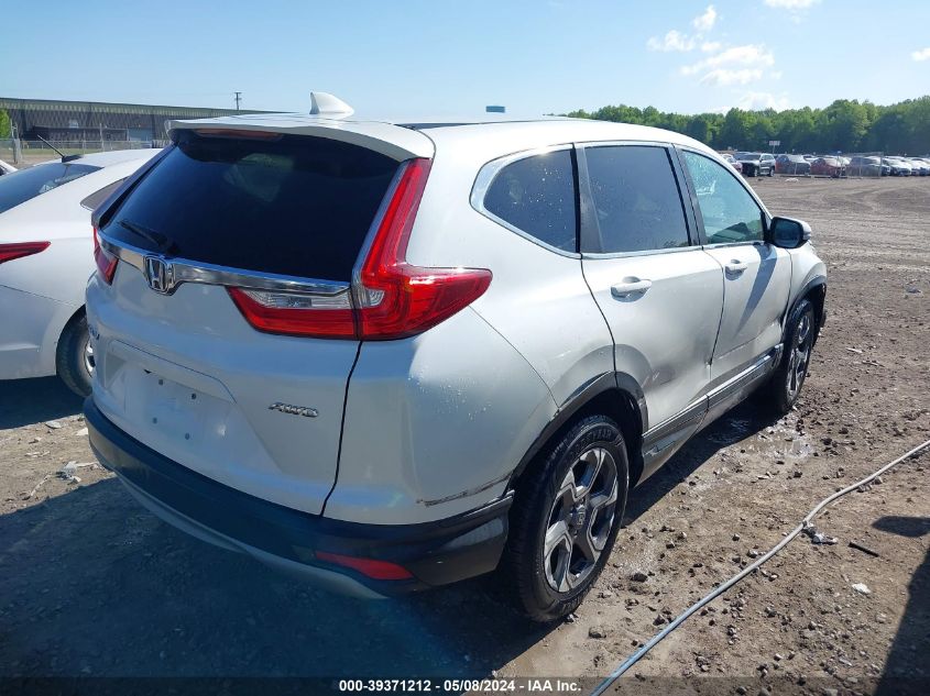 2017 Honda Cr-V Ex VIN: 2HKRW2H51HH671614 Lot: 39371212