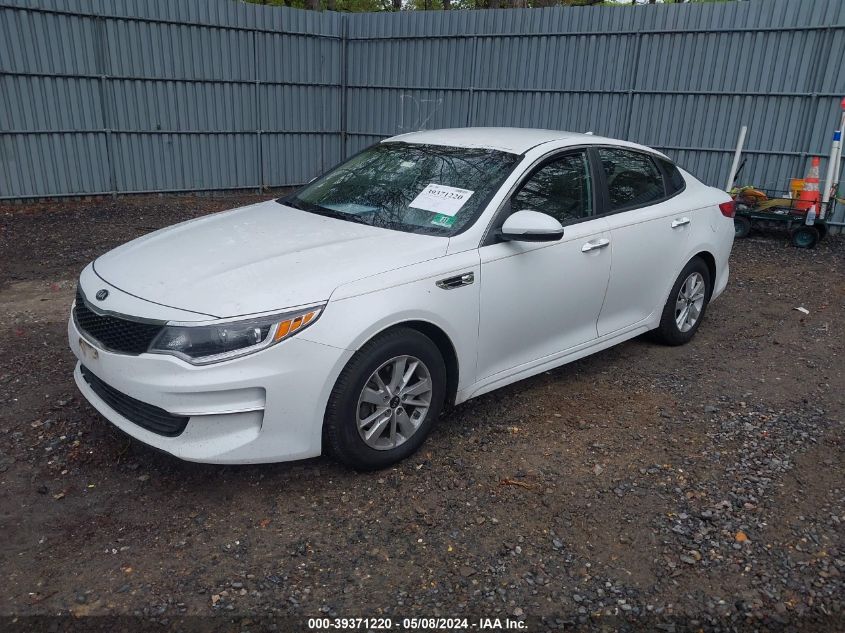 2016 Kia Optima Lx VIN: 5XXGT4L36GG048257 Lot: 39371220