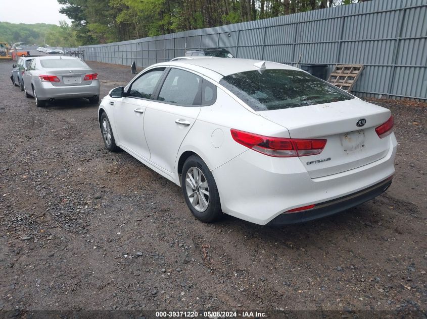 2016 Kia Optima Lx VIN: 5XXGT4L36GG048257 Lot: 39371220