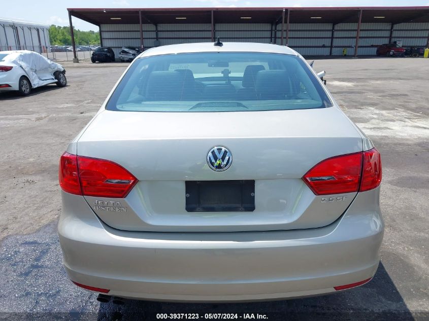 2013 Volkswagen Jetta 2.5L Se VIN: 3VWDX7AJ8DM207250 Lot: 39371223