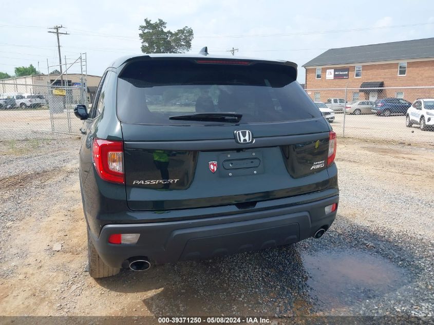 2019 Honda Passport Sport VIN: 5FNYF8H28KB017364 Lot: 39371250