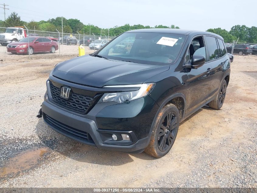 2019 Honda Passport Sport VIN: 5FNYF8H28KB017364 Lot: 39371250