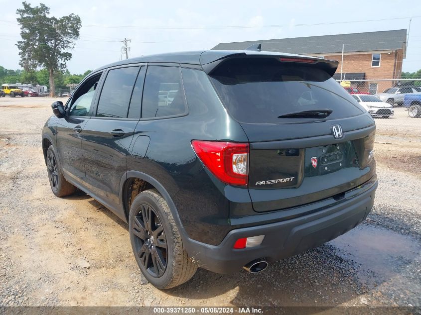 2019 Honda Passport Sport VIN: 5FNYF8H28KB017364 Lot: 39371250