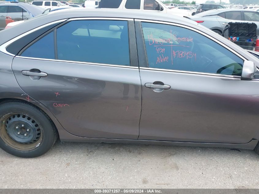 2016 Toyota Camry Le VIN: 4T4BF1FK4GR545290 Lot: 39371257