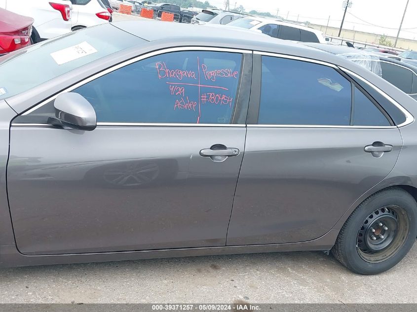 2016 Toyota Camry Le VIN: 4T4BF1FK4GR545290 Lot: 39371257