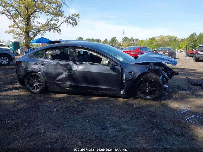 2023 Tesla Model 3 Rear-Wheel Drive VIN: 5YJ3E1EA7PF700230 Lot: 39371278