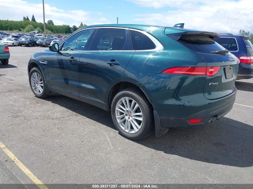 2018 Jaguar F-Pace 20D Prestige VIN: SADCK2FN3JA250659 Lot: 39371287